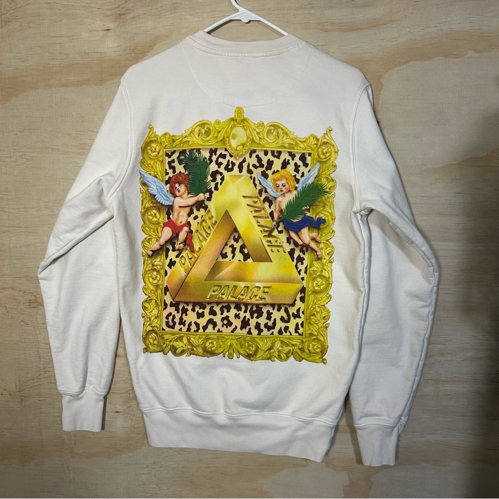 2016 PALACE SKATEBOARDS Cherub Frame Sweatshirt Crewneck Skate BMX Streetwear M